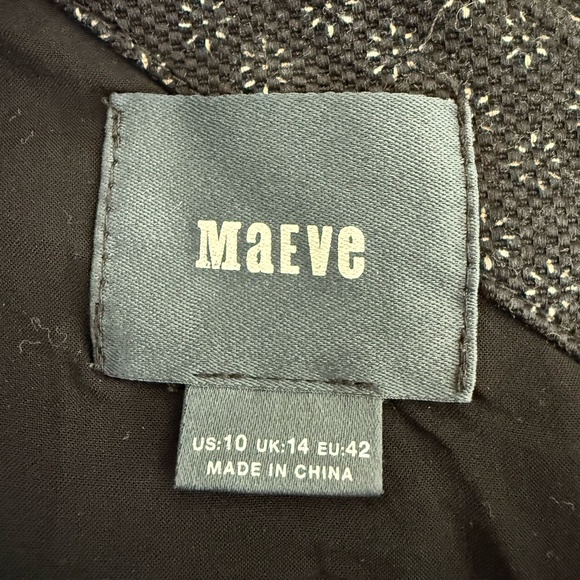 Maeve one shoulder mini dress with metal embellishments SZ10 - Picture 6 of 6